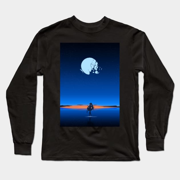 Mirror Mirror Long Sleeve T-Shirt by RezhaHardrocker